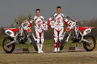 
 Rui Gonalves and Evgeny Bobryshev - Honda CRF450R 
 Photo courtesy Honda Pro Racing 
